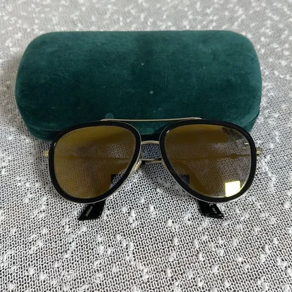 Gucci | Accessories | Gucci Gg062s0057mm Black Aviator 